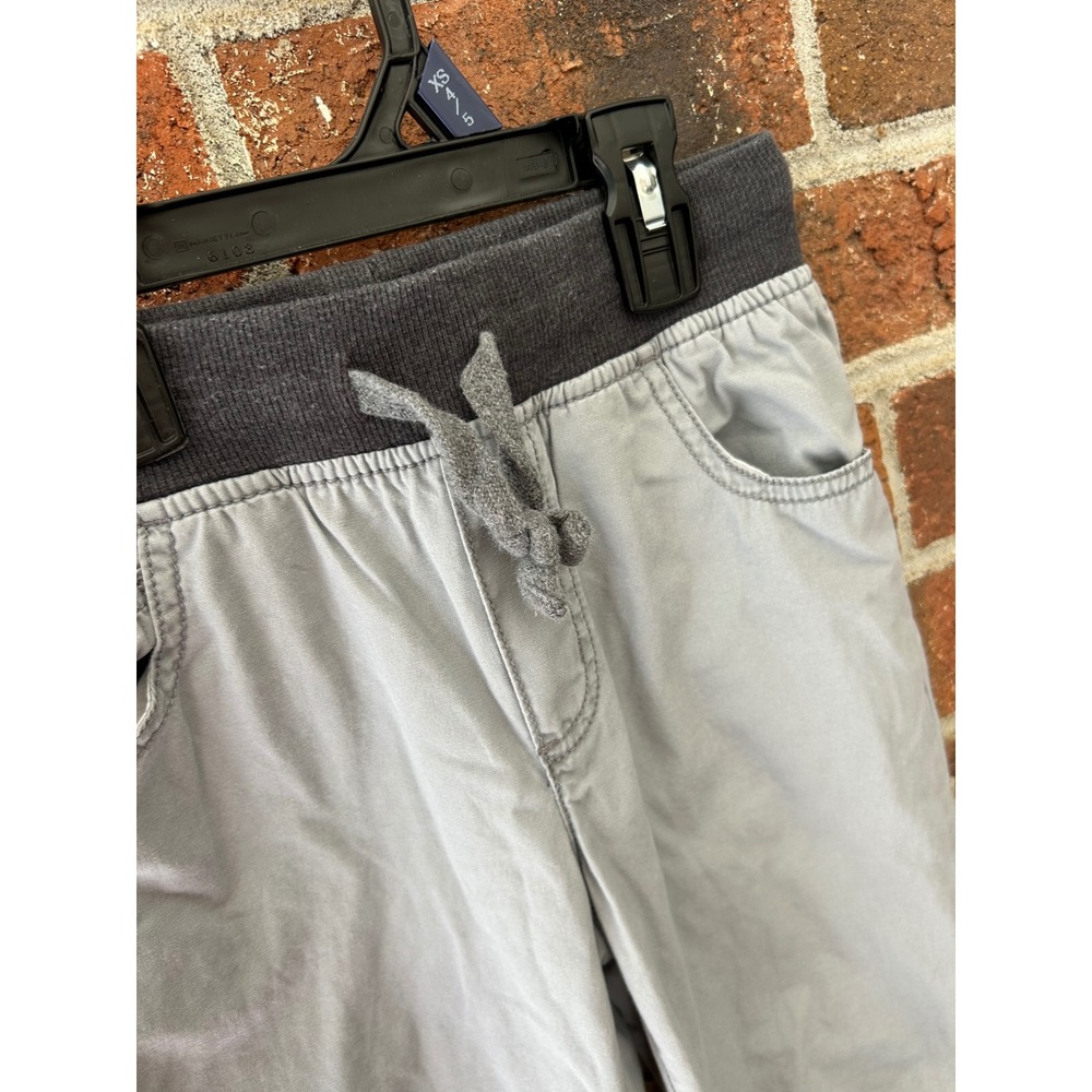 Gymboree Boys Size 7  Pants Bundle Gray & Tan Elastic Waist 2 Pair